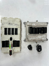 BMW F20 N13 Engine Control Unit ECU SET DMM+FEM+NO KEY 7636292 OEM