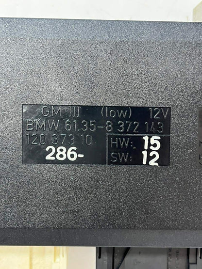 BMW 5 Series E39 523I Comfort Control Unit ECU 8372143 OEM