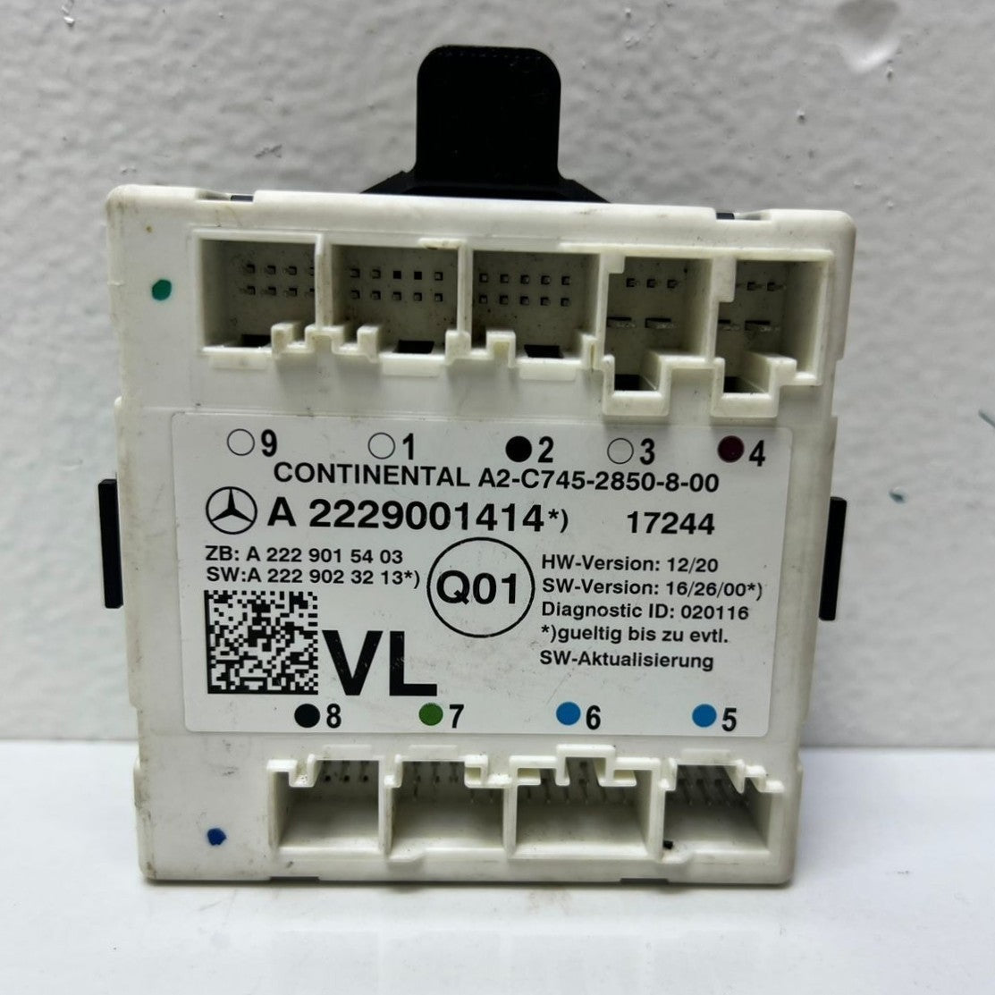 Mercedes-Benz W222 S-Class Front Left Side Door Control Module A222 9001414 OEM