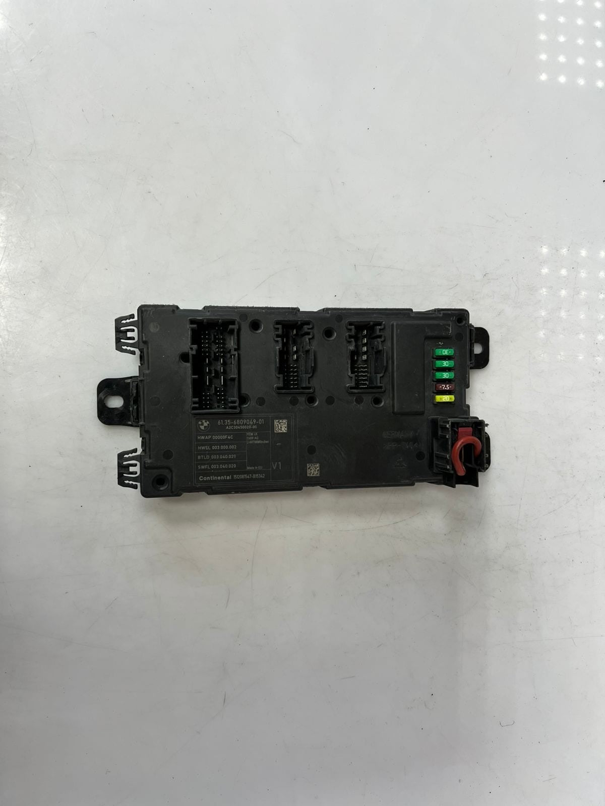 2012 BMW 3 F30 F35 F31 CENTRAL BODY CONTROL MODULE 6809049 680904901