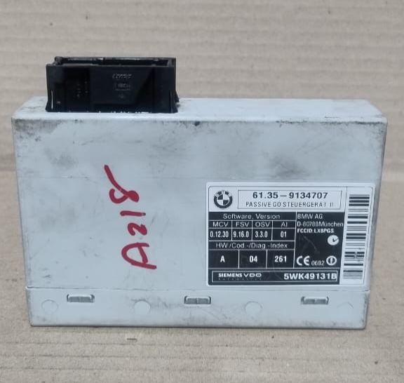 BMW E60 M5 E61 E70 E64 E63 KEYLESS GO PASSIVE CONTROL MODULE- 9134707