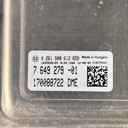 BMW HYBRID F10 F30 N55 UNIDAD DE CONTROL DEL MOTOR ECU KIT DME CON LLAVE -...