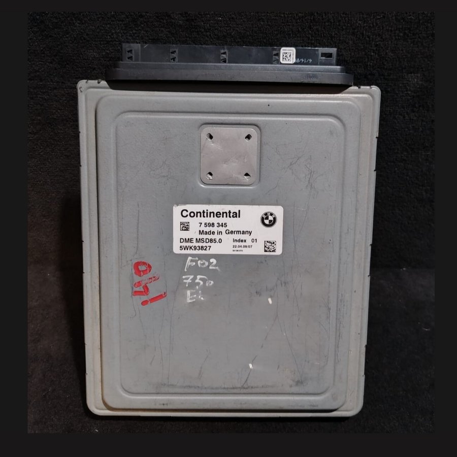 BMW 750Li N63 DME MSD85.0 MOTORSTEUERGERÄT ECU MODUL ECM 7598345