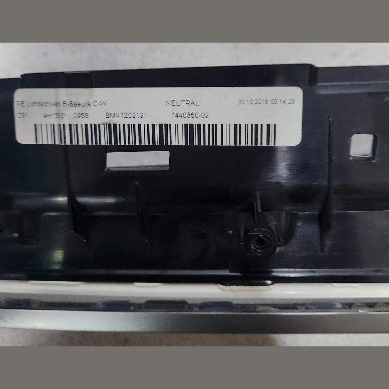 2016-2019 BMW 750i Rear Door Window Sunshade 7440850 7 Series G1