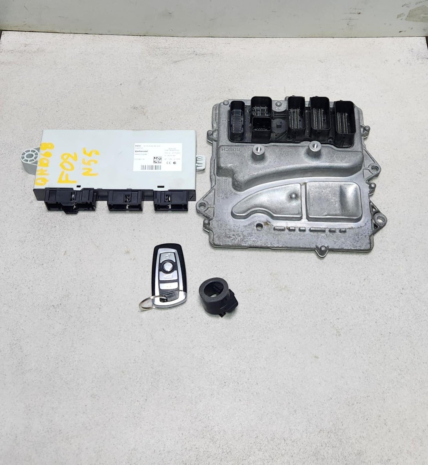 7644134 BMW F02 740LI N55 Engine Control Module ECU SET 2012-2015