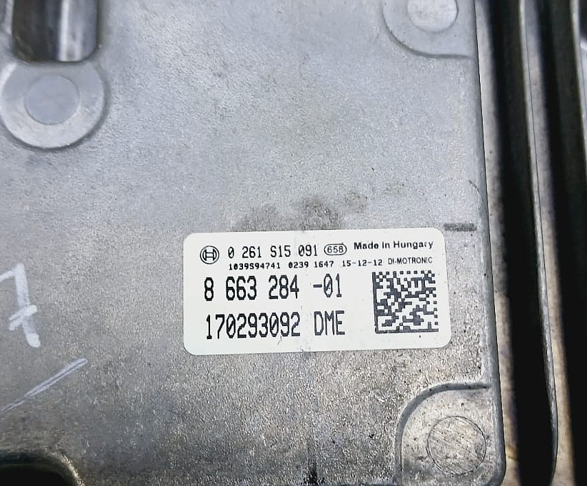 BMW 118i F20 LCI 2016 B38 ENGINE CONTROL UNIT ECU KIT DME 8663284