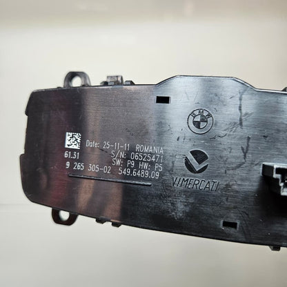 OEM BMW F20 F21 Headlight Control Switch 9265305