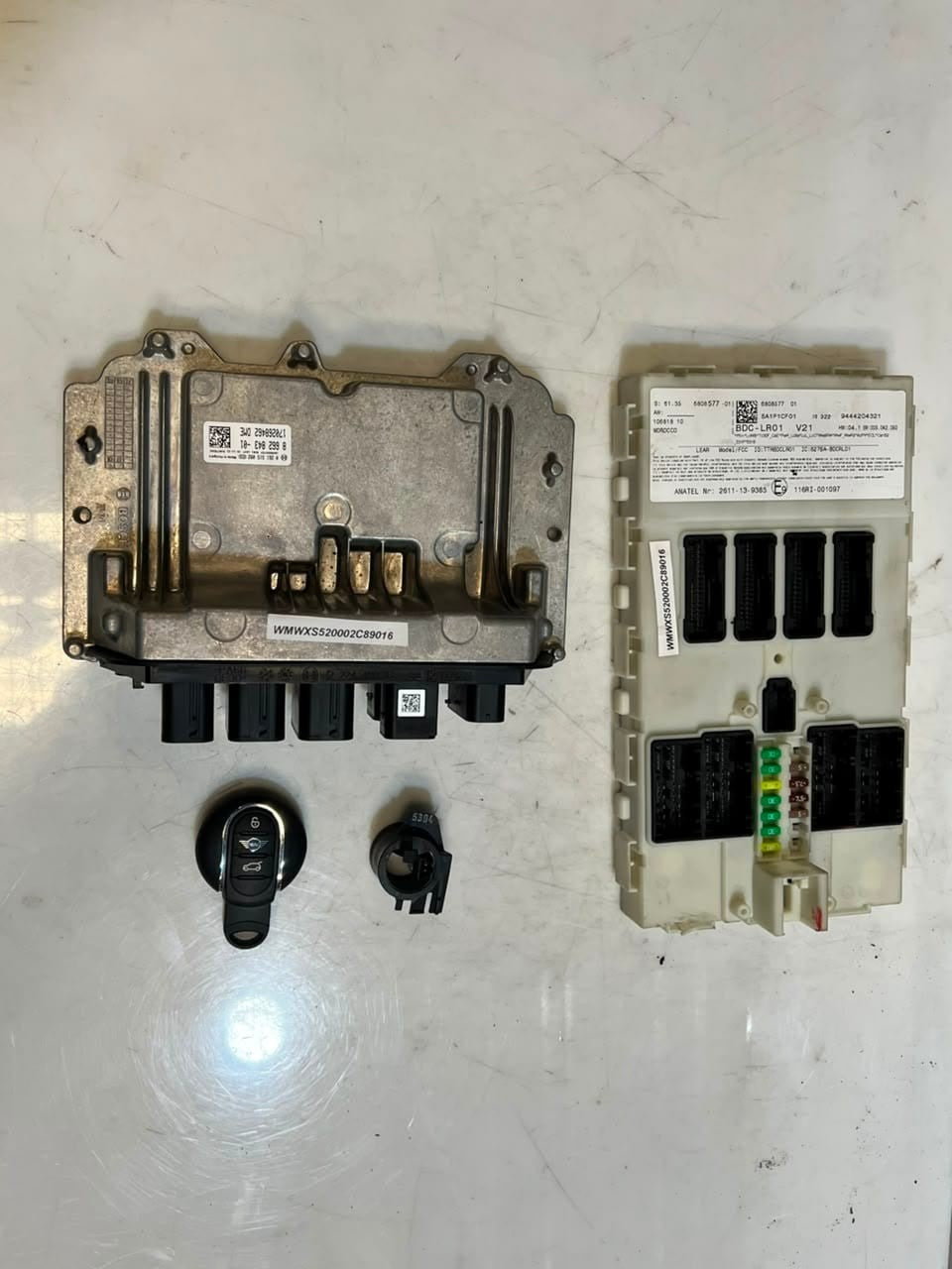 2015 MINI COOPER F55 B38 5DOORS Engine Control Module ECU SET DME 8662843 RHD