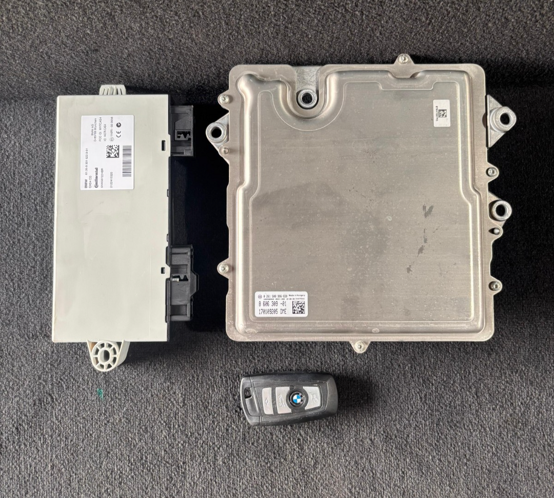 OEM BMW F10 F30 F20 N55 3.0 DME ENGINE CONTROL UNIT COMPUTER ECU SET 8606309