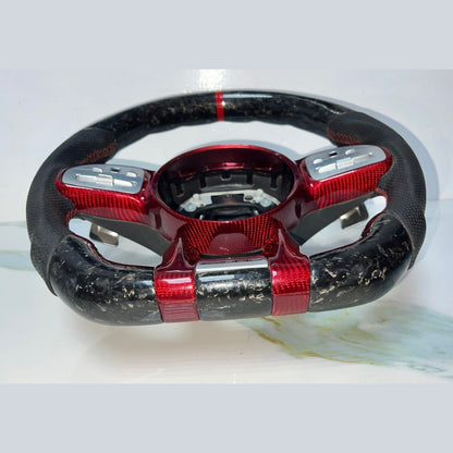 Mercedes W205 AMG Steering Wheel Multi Function Sport Assembly W \ Paddle Shifts