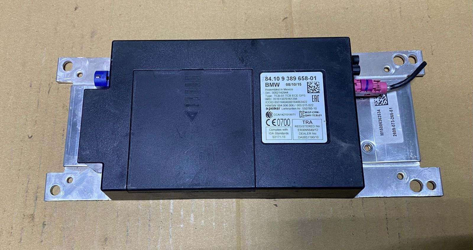 BMW F20, F21, F45, and F46 Bluetooth Control Unit Module 9389658