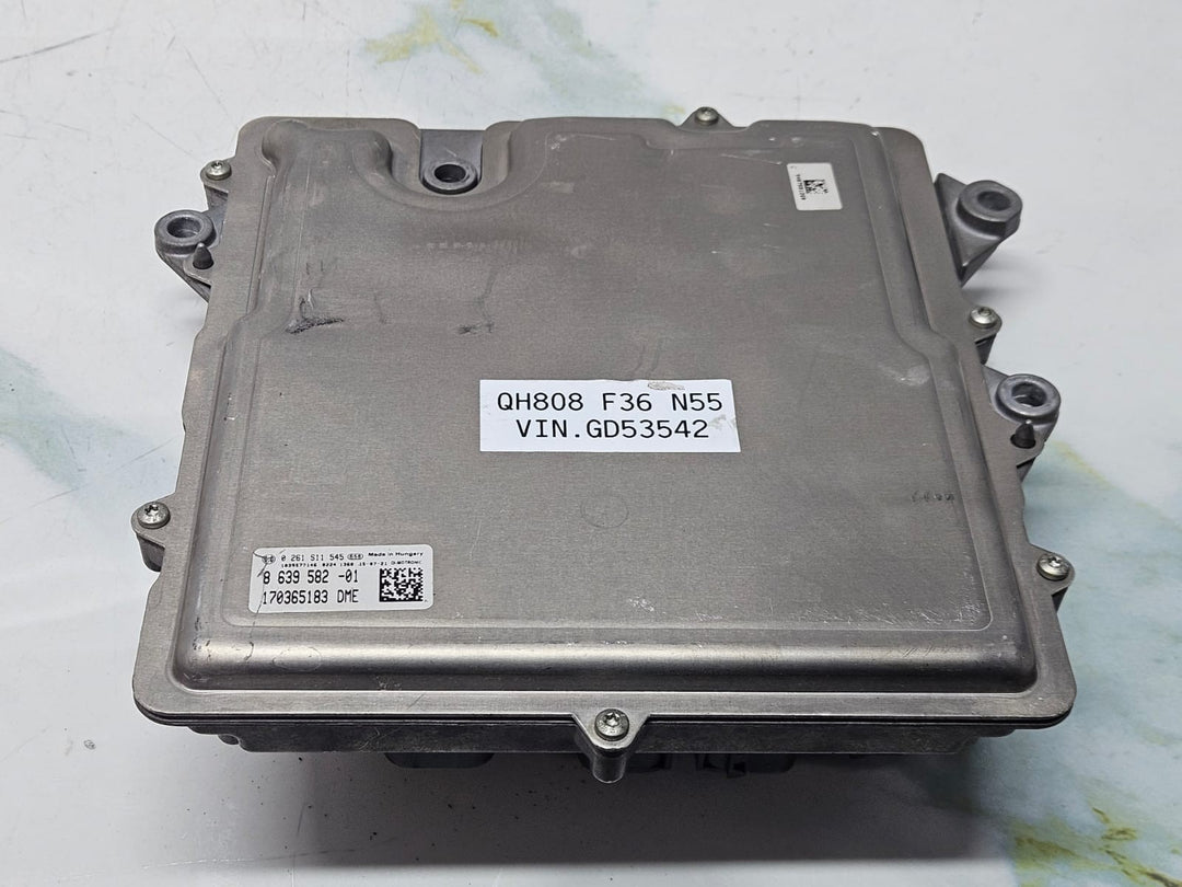 OEM BMW F36 N55 ENGINE CONTROL UNIT DME ECU SET 8639582 BOSCH