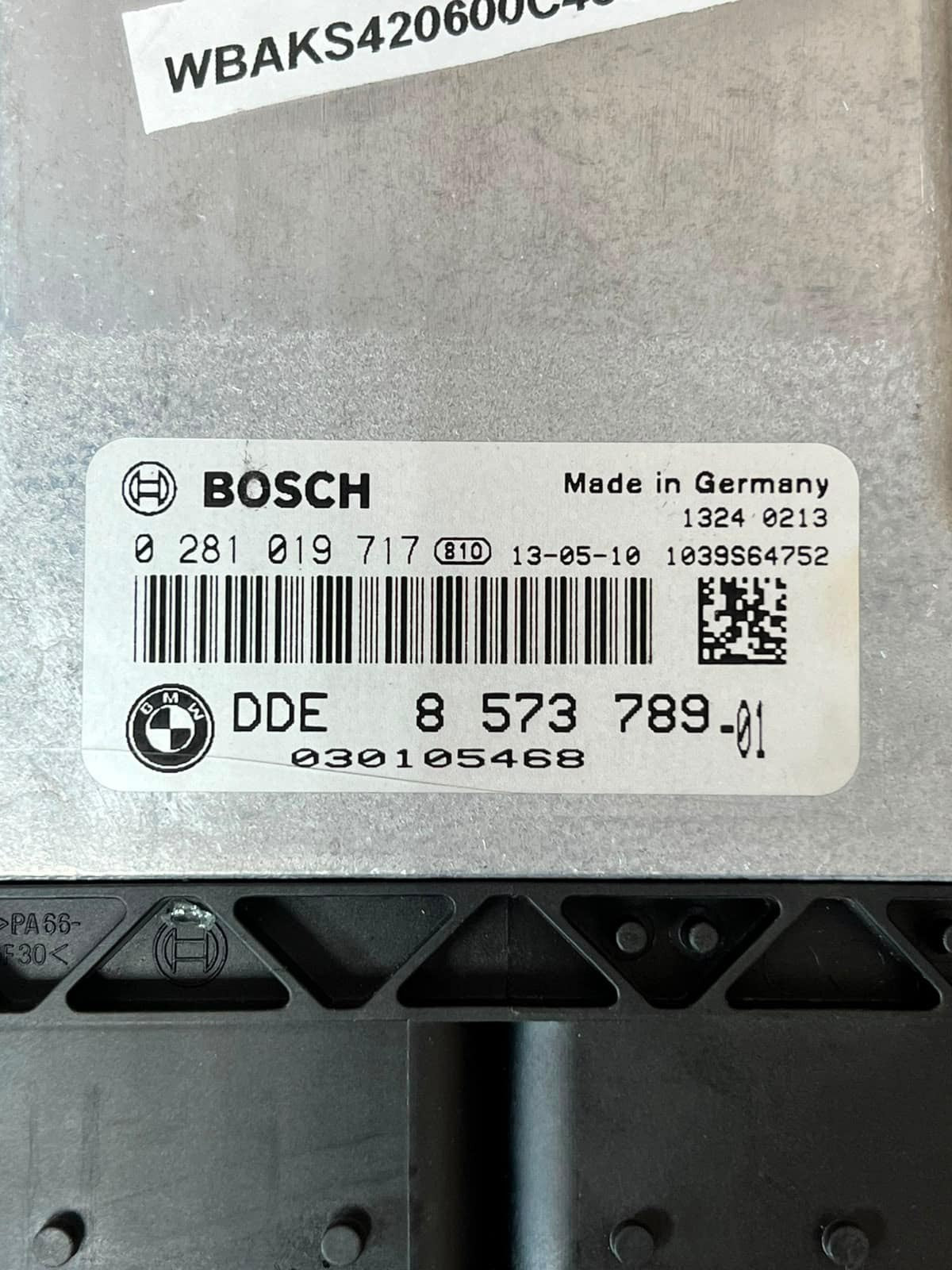 2013 BMW X5 F15 30dX N57N Engine Control Unit ECU SET DDE+BDC+2KEYS 8573789
