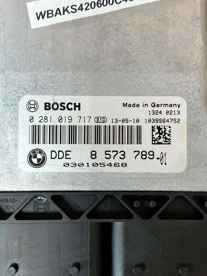 2013 BMW X5 F15 30dX N57N Engine Control Unit ECU SET DDE+BDC+2KEYS 8573789