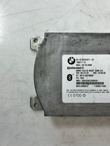 2007-2013 BMW X5 E90 E91 E92 E93 Bluetooth Telematics Control Module 9224421 OEM