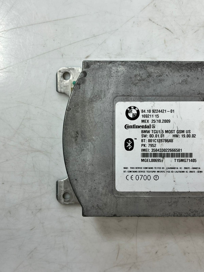 2007-2013 BMW X5 E90 E91 E92 E93 Bluetooth Telematics Control Module 9224421 OEM