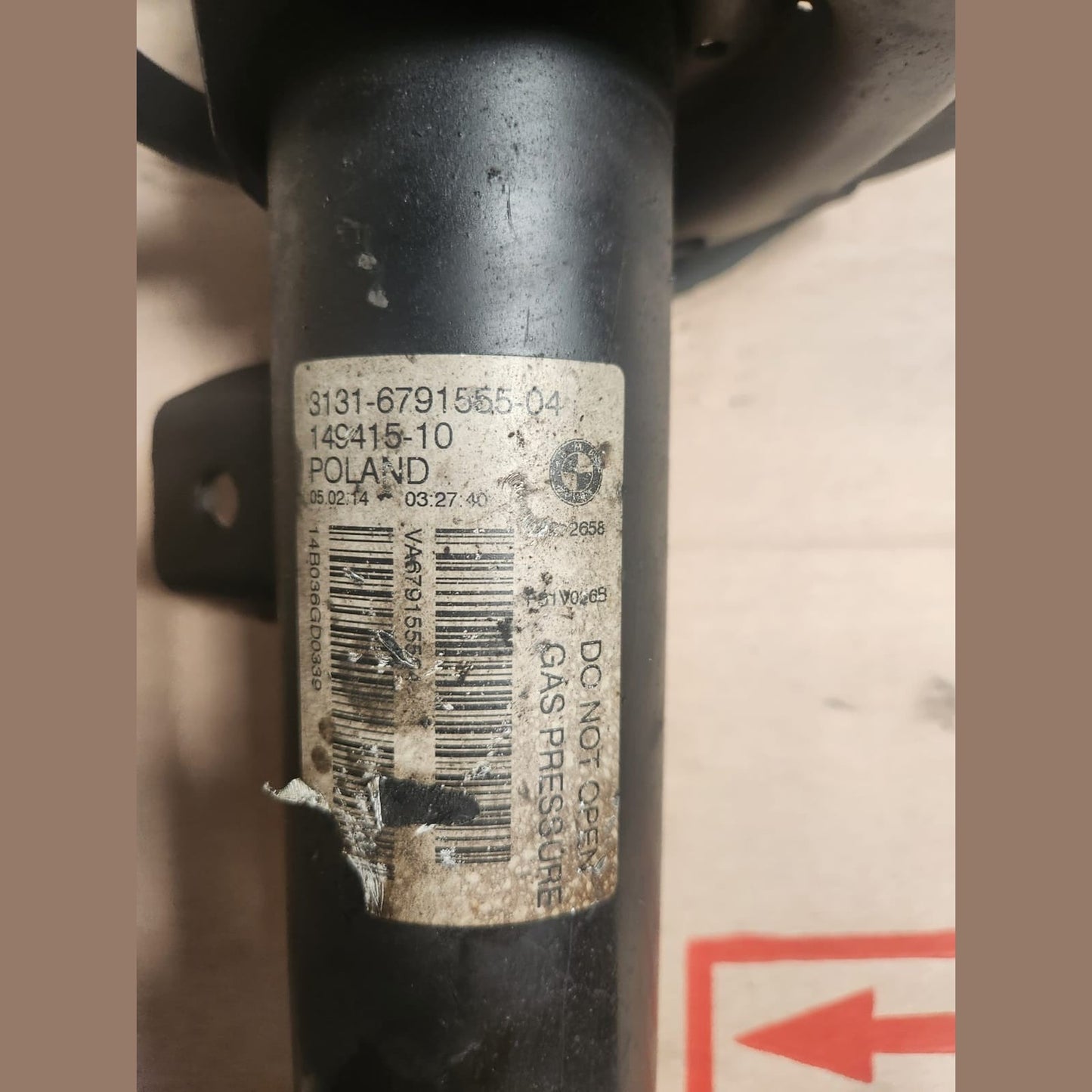 BMW Front Shock Absorber With Coil Spring 6791555 3 Series F30 and F31