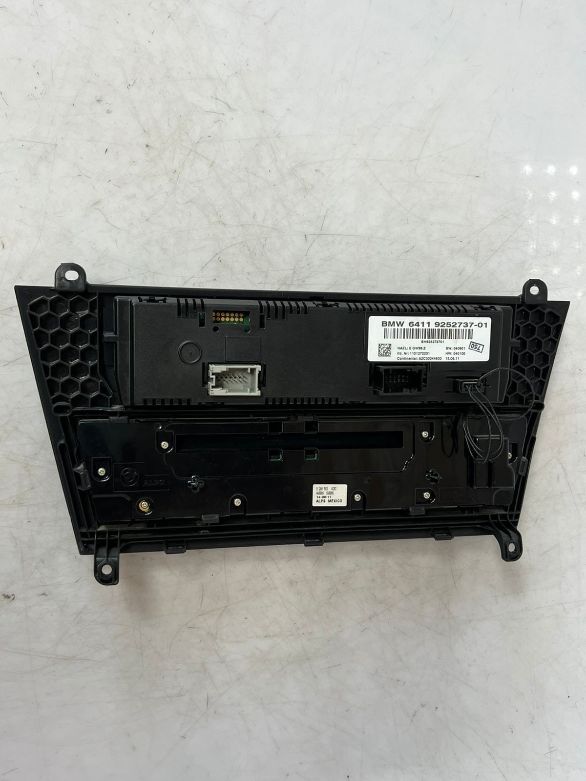2011-2013 BMW X3 F25 Climate Control Switch Panel 9252737 OEM