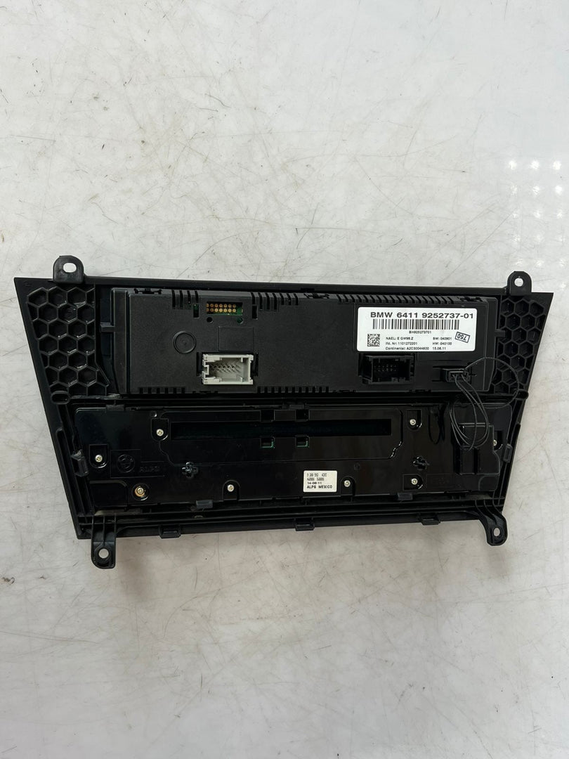 2011-2013 BMW X3 F25 Climate Control Switch Panel 9252737 OEM