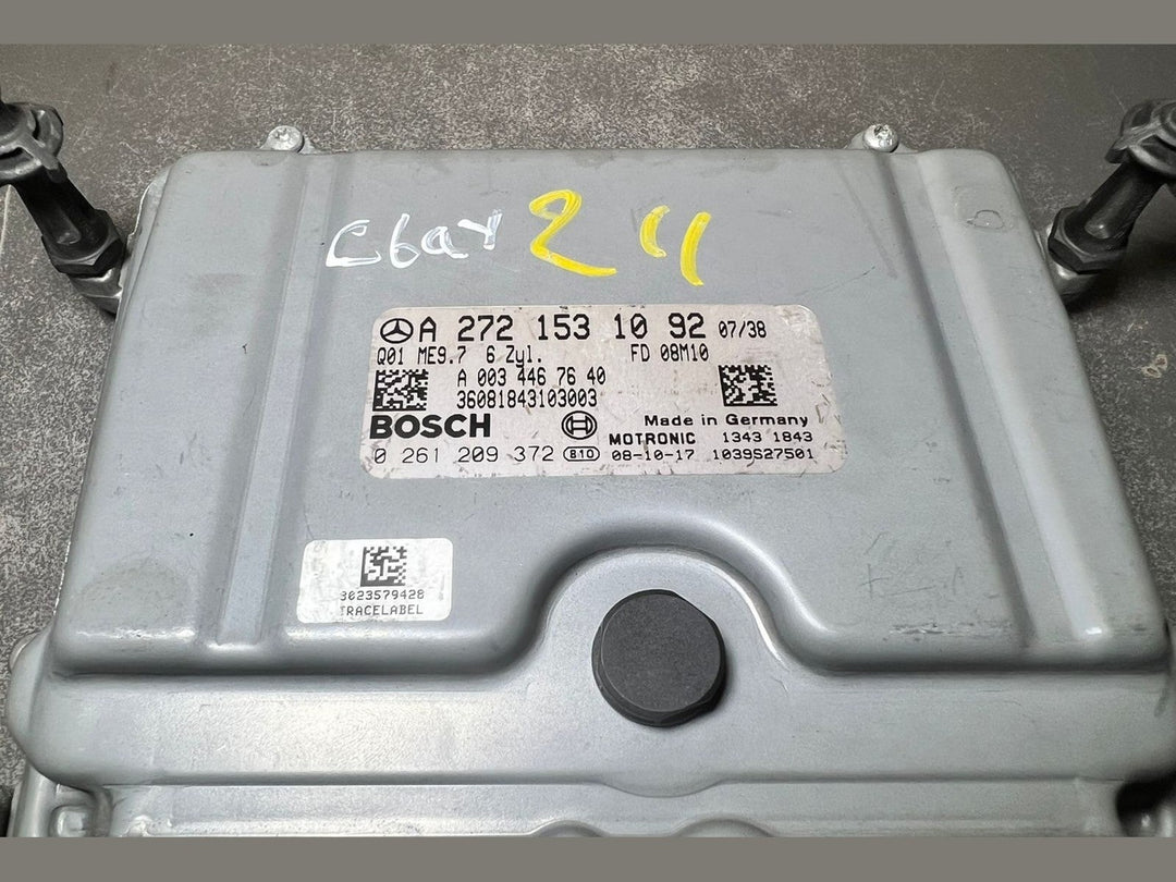 04-09 Mercedes W211 E-Class Engine Control Module Unit ECM ECU A272 1531092 OEM
