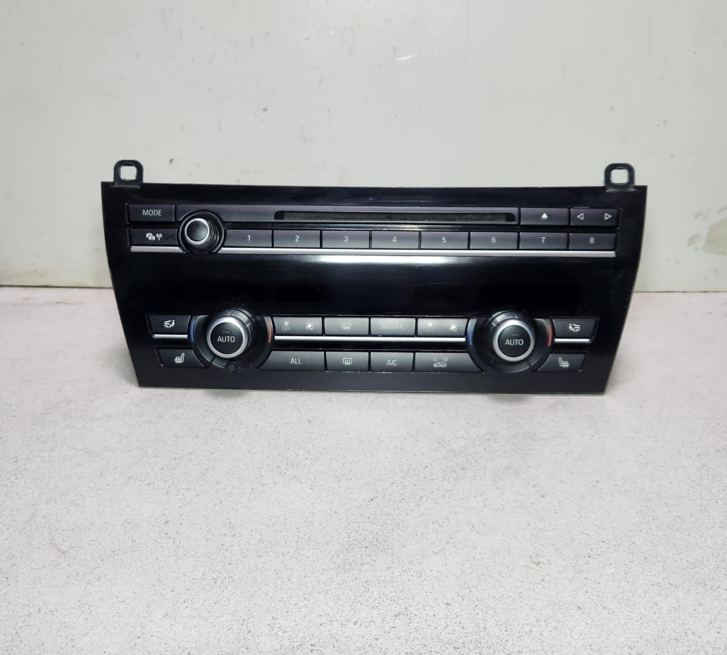 BMW Climate Control Panel Upper 9299037 7 Series F01 F02 and 5 Series F10