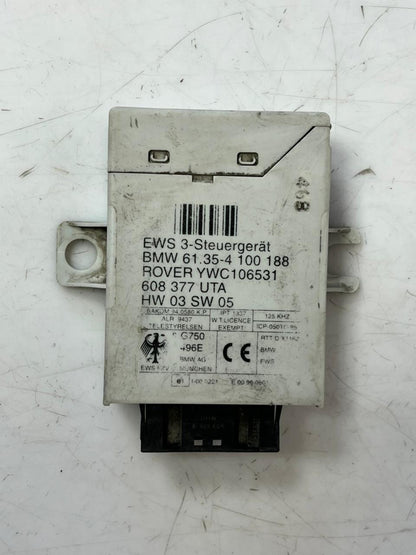 2000-2006 BMW 5' M57 E39 E46 X5 E53 EWS Immobilizer Control Unit 4100188 OEM