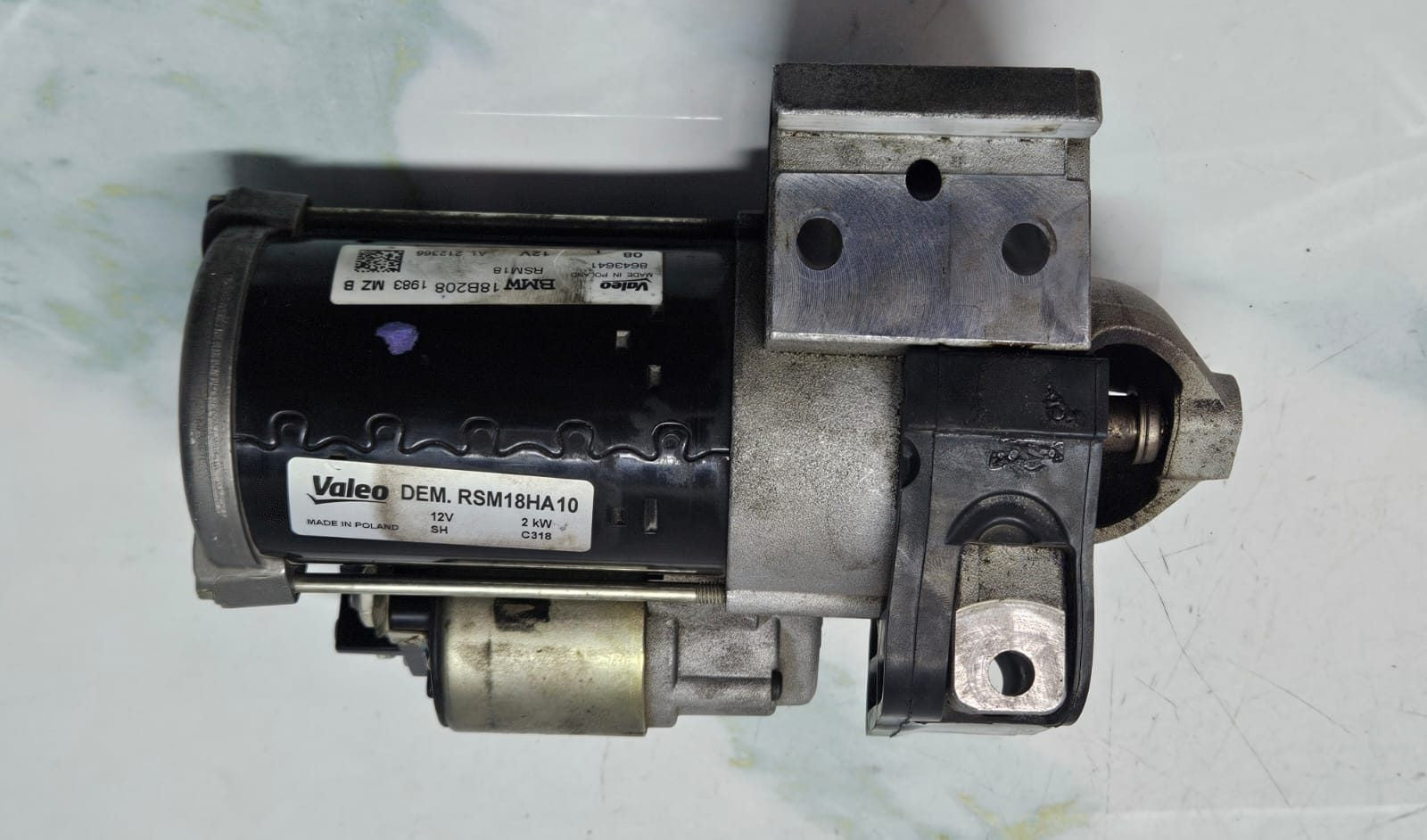 BMW F30 F31 LCI 2.0 B48 B46 ENGINE STARTER MOTOR 8643641 OEM