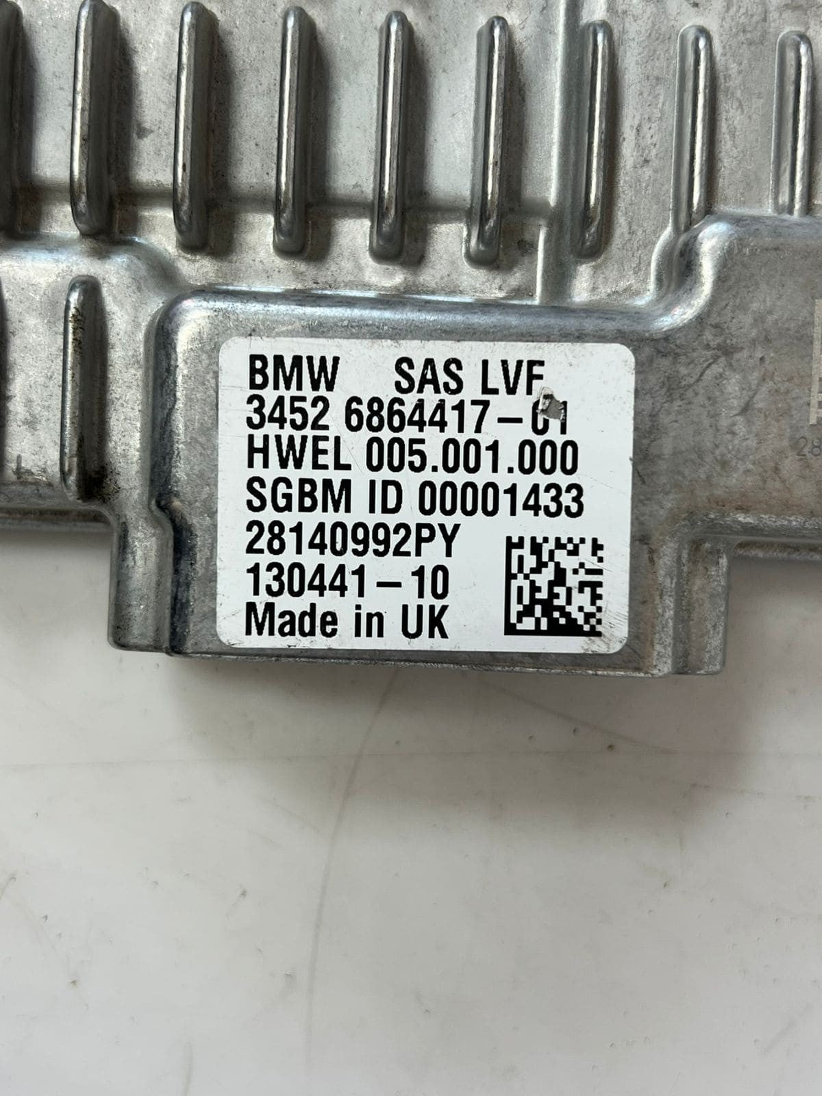 2014 BMW F40 F45 F46 I01 F55 F57 F48 F39 ECU SAS LVF CONTROL UNIT MODULE 6864417
