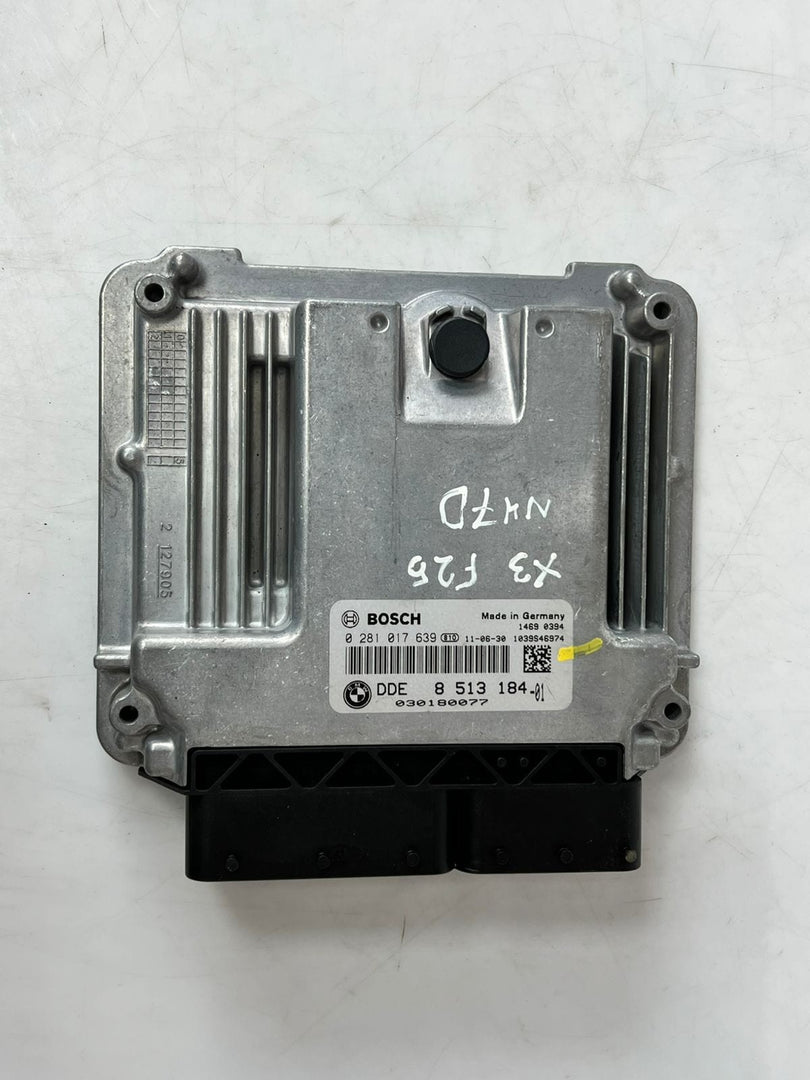 BMW X3 F25 N47D F10 Engine Control Unit ECU SET DDE + CAS4 +1 KEY 8513184 OEM