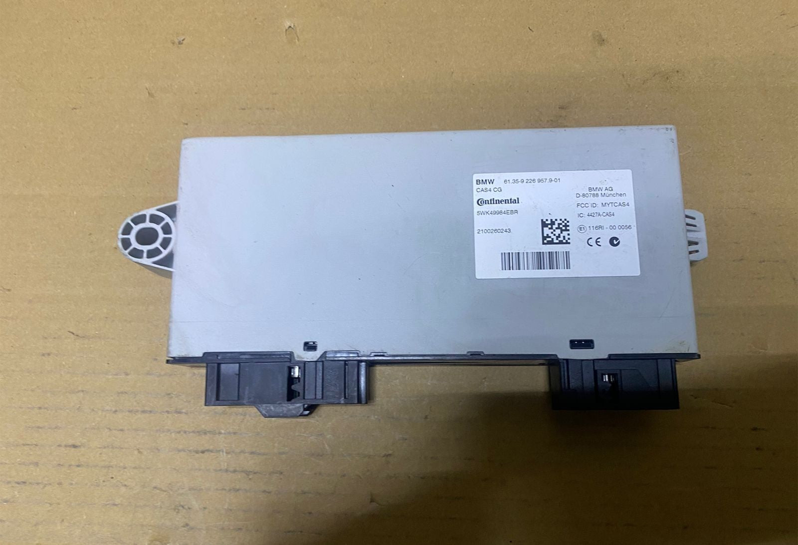 BMW Cas4 Control Module 9226957 F01 and 5 Series Gran Turismo F07 models