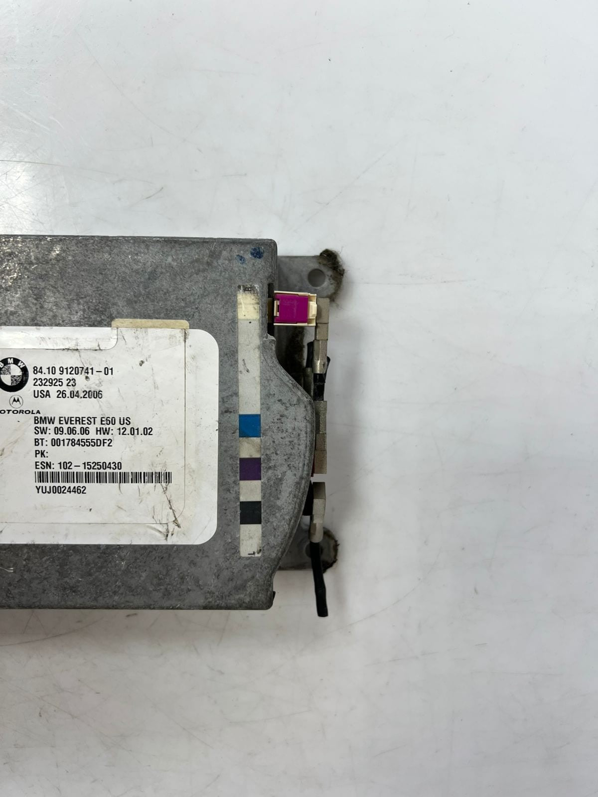 2006-2011 BMW 325i 330i, 530i, E6x Bluetooth Telematics Control Unit 9120741 OEM