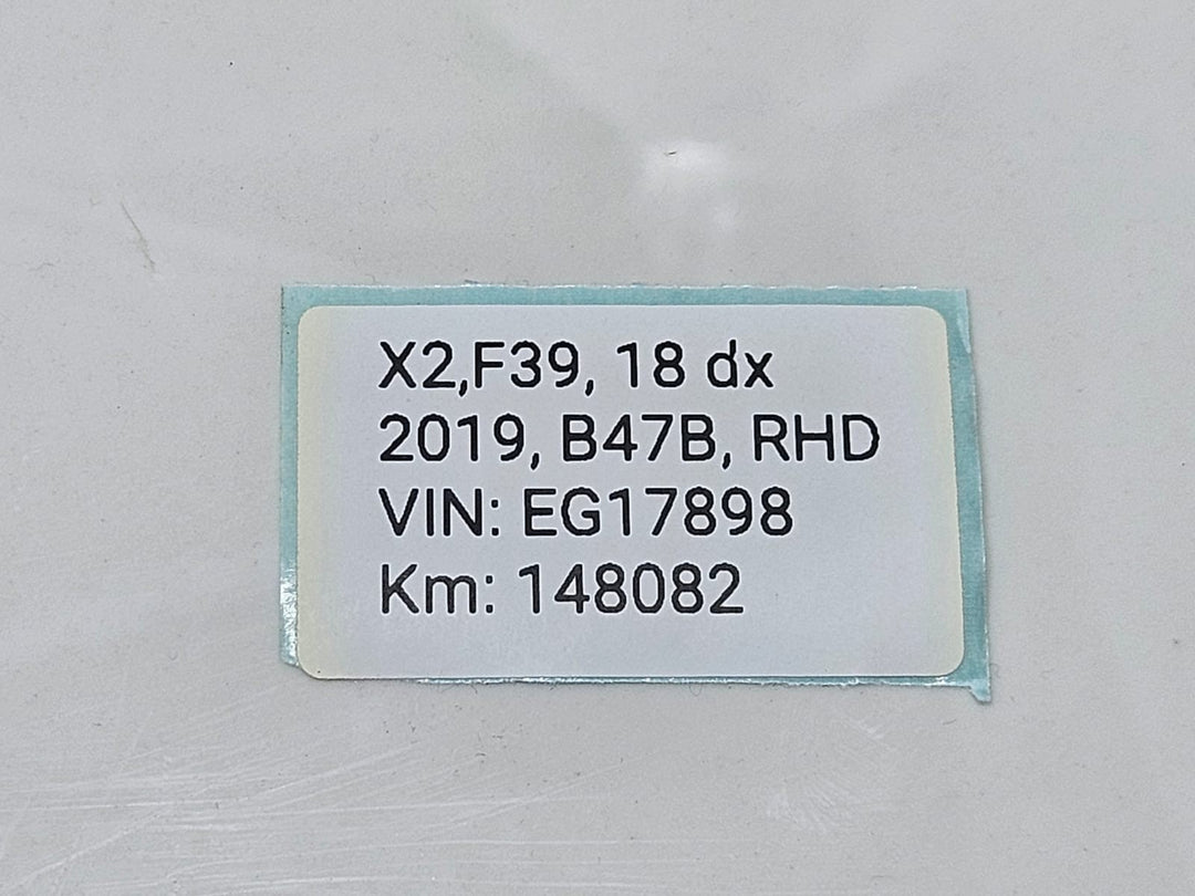 BMW X2 F39 18dx 2019 RHD Steering Wheel OEM