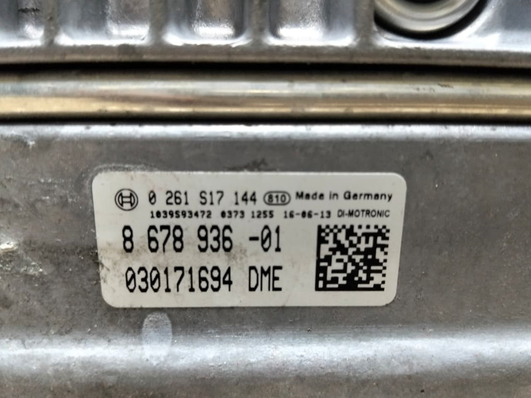 BMW G12 N63B44C 750LI 2018 ENGINE CONTROL UNIT ECU COMPLETE SET + KEY - 8678936