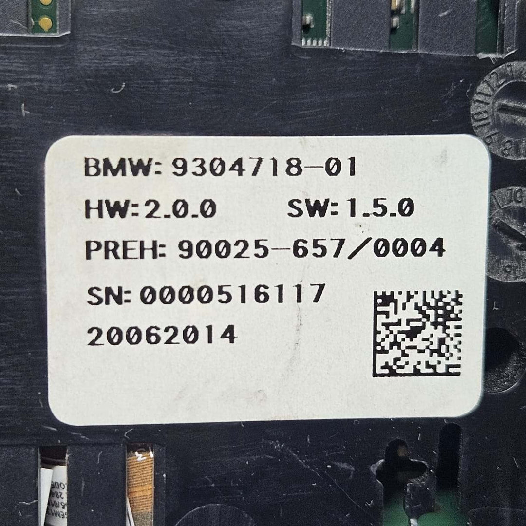 BMW 5 7 Series F01 F10 F11 Rear Climate control unit module 9304718 OEM