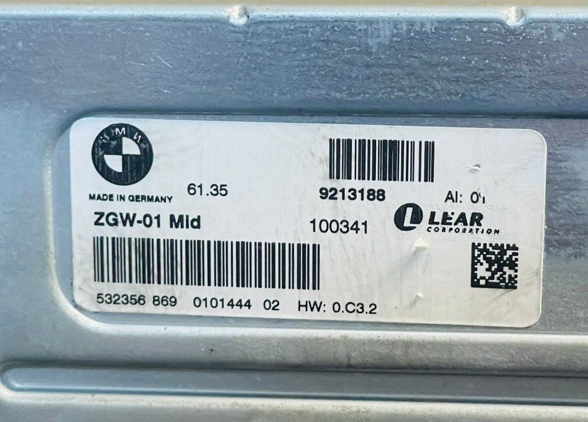 2009-2016 BMW 550i F07 5 Series GT Gateway Control Module 9213188