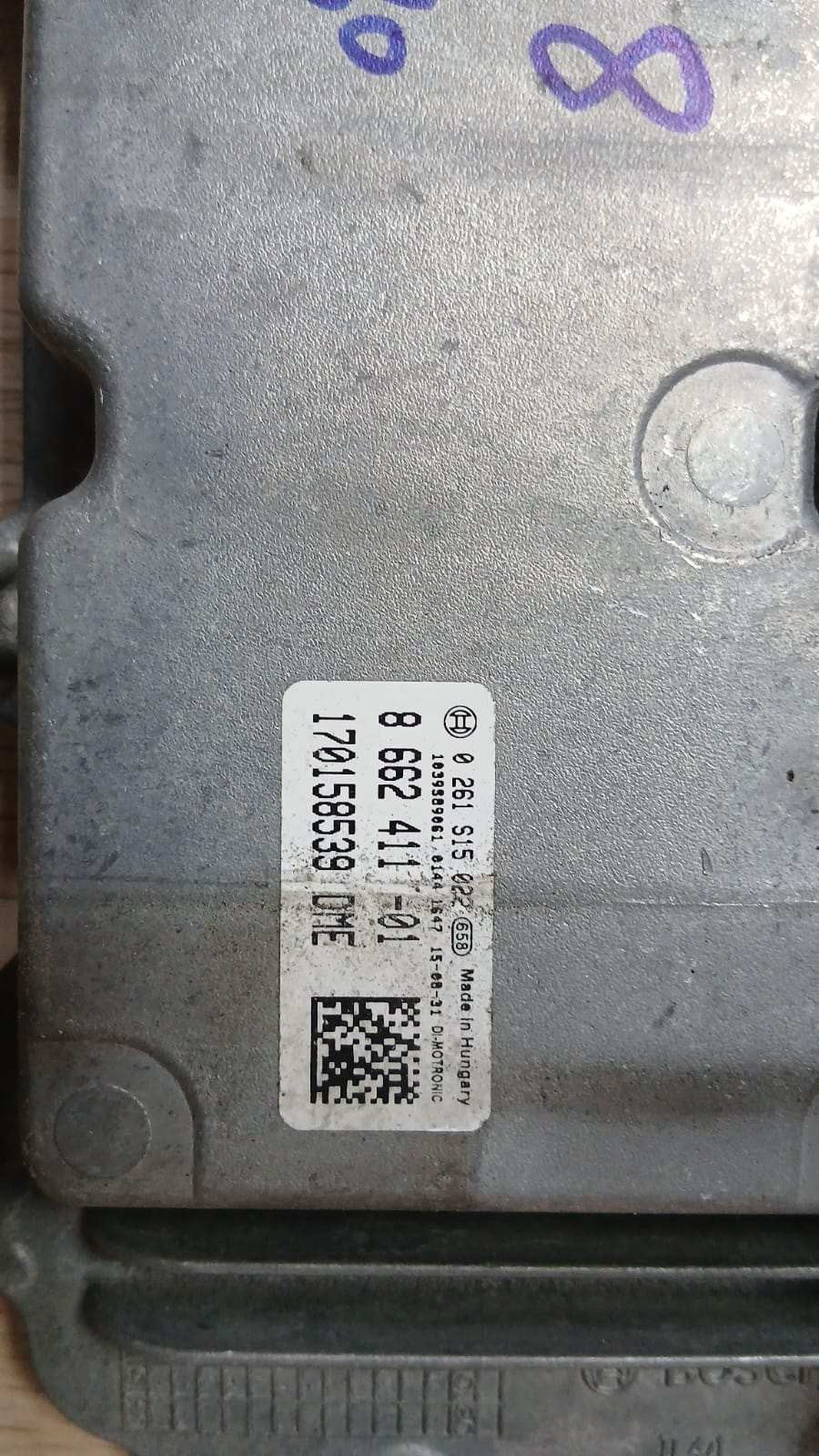 BMW 318i models F30 2015 Engine Control Unit 8662411 ECU SET F20 118I