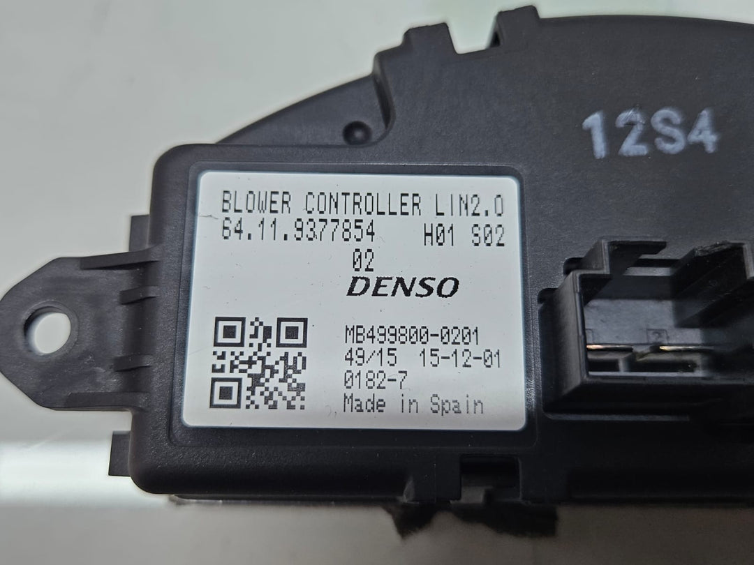 2016-2022 BMW X1 F48 F49 Heater Blower Motor Resistor 9377854 OEM