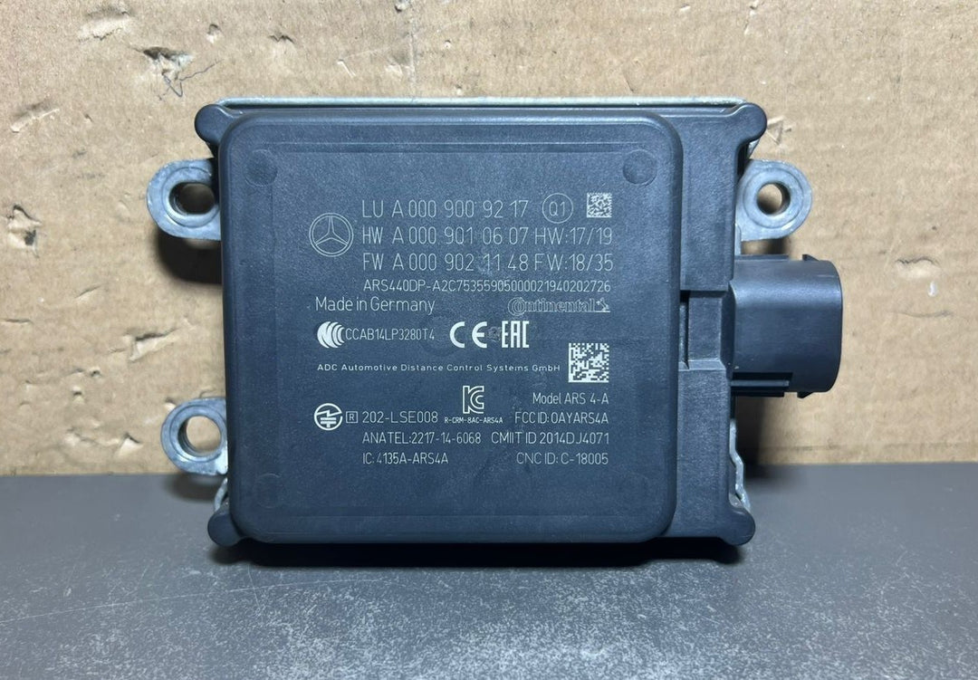 Mercedes W222 W253 Active Radar Cruise Control Assist Module A000 9009217 OEM