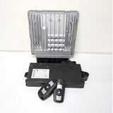 7587164-2007-2008 BMW 328i N52 Engine Control Module MSV80 Siemens DME Key Set