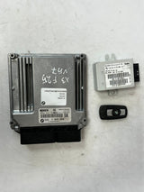 2007-2008 BMW X3 F25 N57 Engine Control Unit ECU SET DDE+EWS+1KEY 7805350