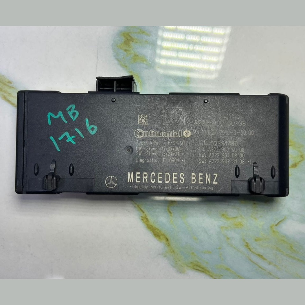 Mercedes Tailgate Control Module A2229006008 C-Class W205 CLS W218, S-Class W222