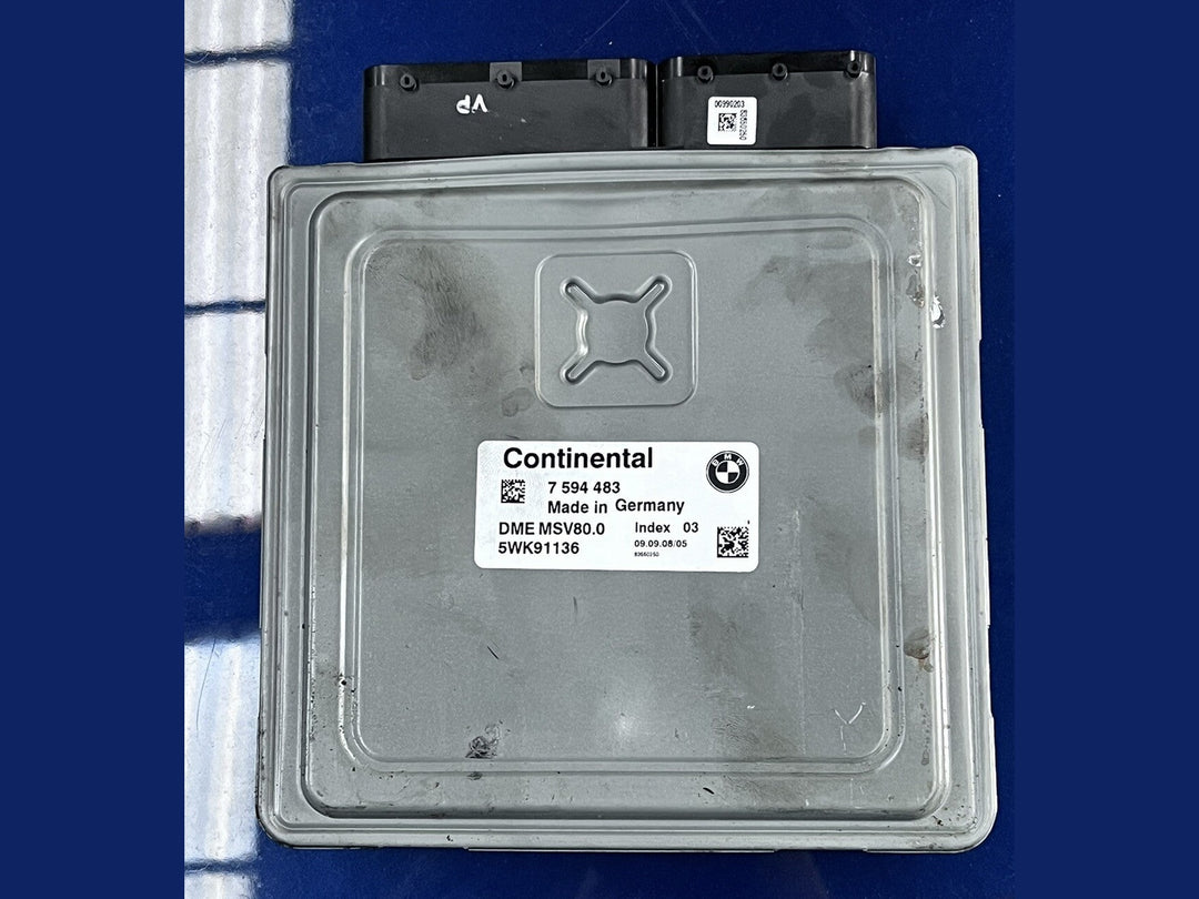 BMW 3 5 E60 E61 E90 E91 N52 ECU Engine Control Unit Module ECM DME MSV80 7594483
