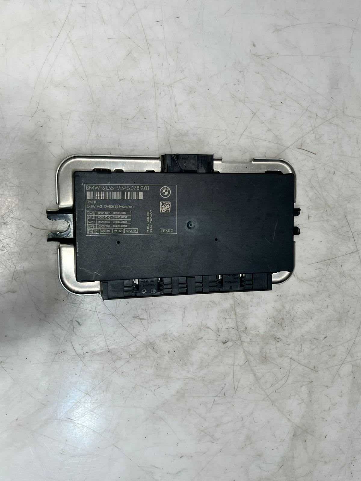 2014-2016 BMW X3 F25 and X4 F26 Footwell Light Control Module 9345378 OEM