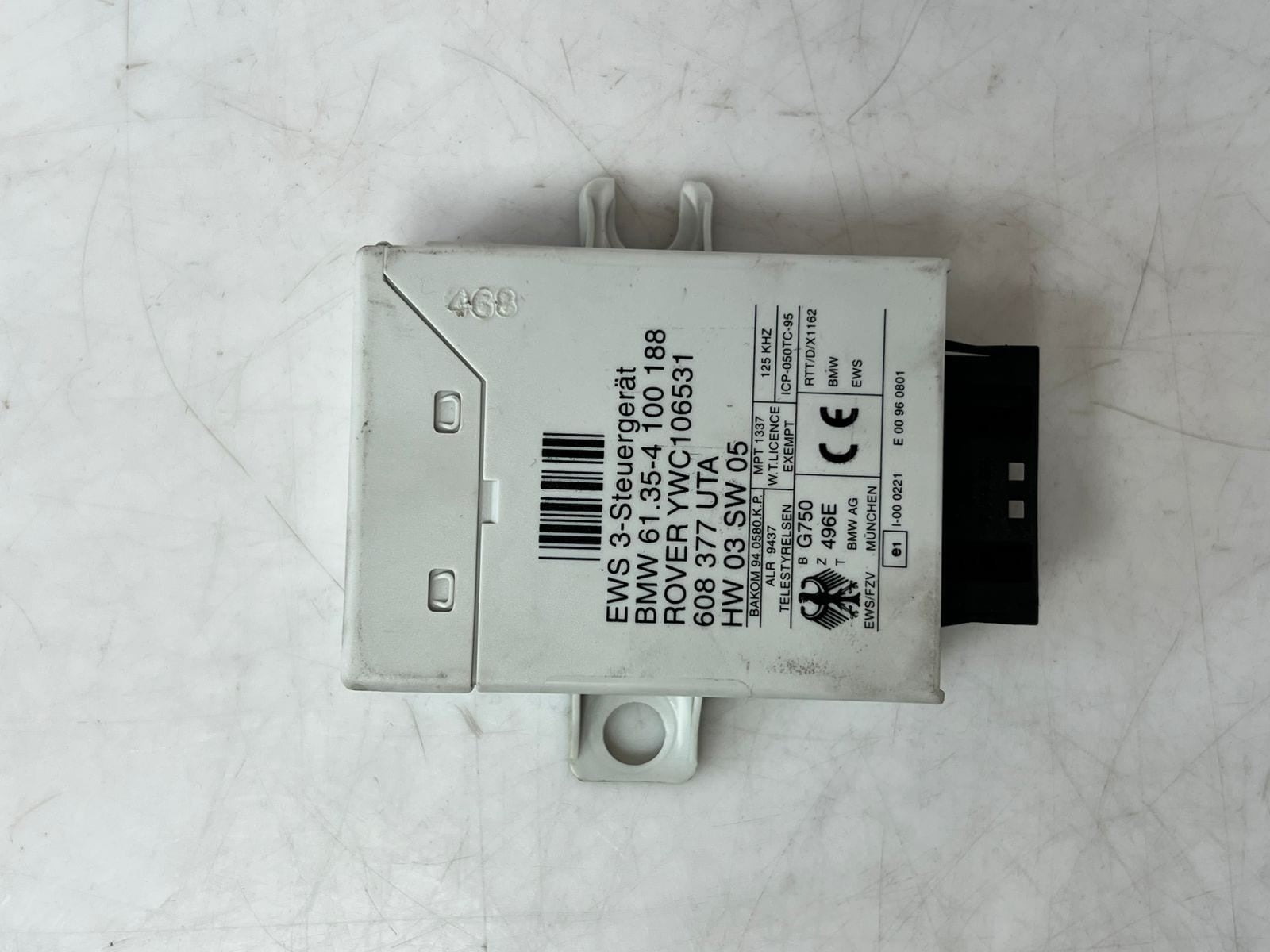 2002 BMW 540i M62 E38/E53/E39 ENGINE CONTROL ECU SET DME 1430943 