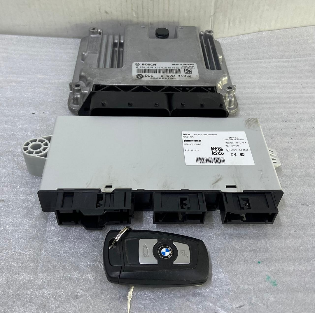 OEM BMW X3 F25 N47N ENGINE CONTROL ECU UNIT MODULE DDE ECU SET 8572419
