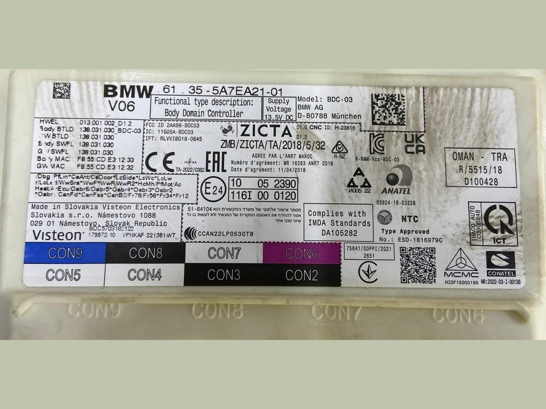 OEM BMW G30 HYBRID B48 ENGINE CONTROL UNIT ECU SET 5A53262 BOSCH