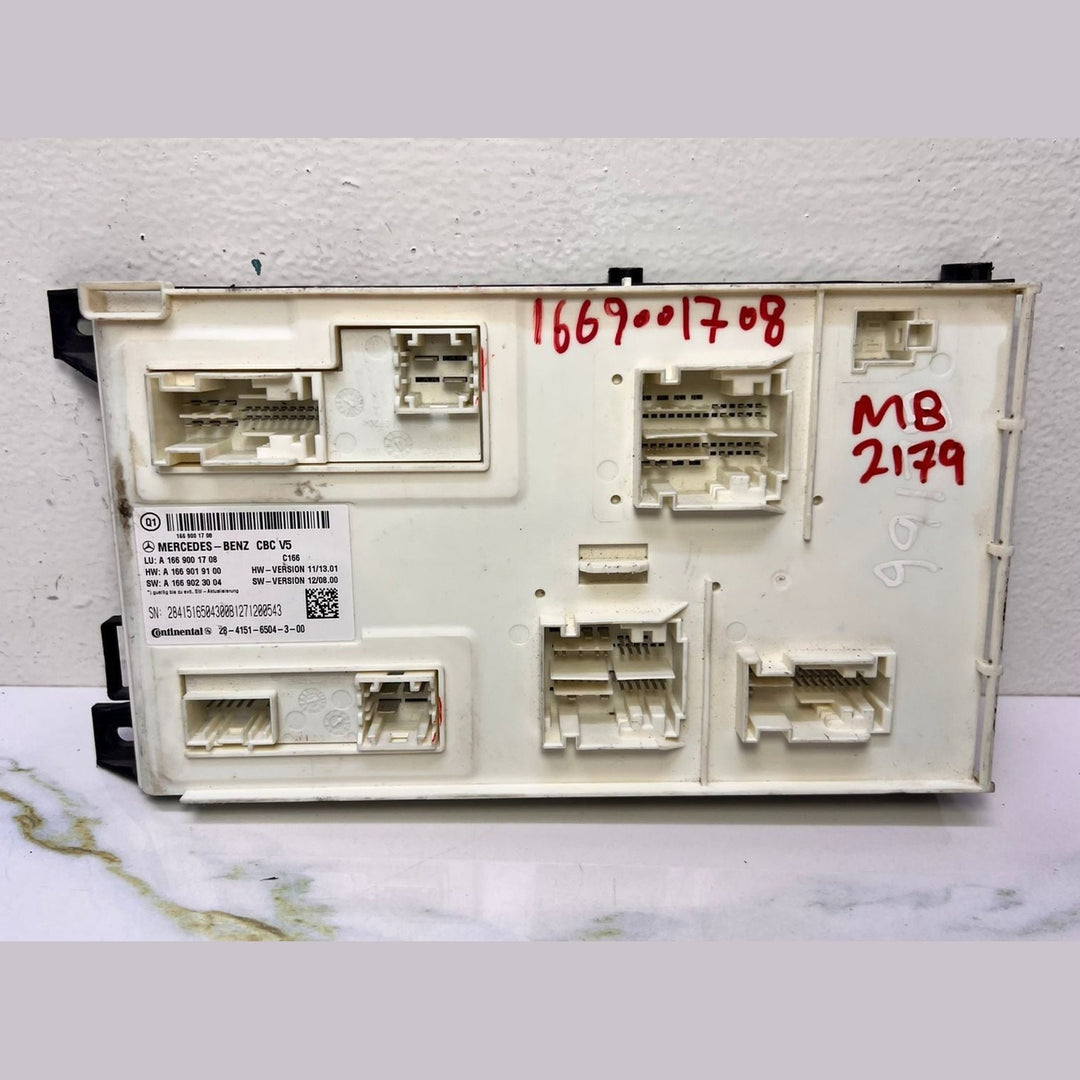 Mercedes-Benz ML350 Comfort Control Unit A 166 9001708 W166 M-Class and GLS