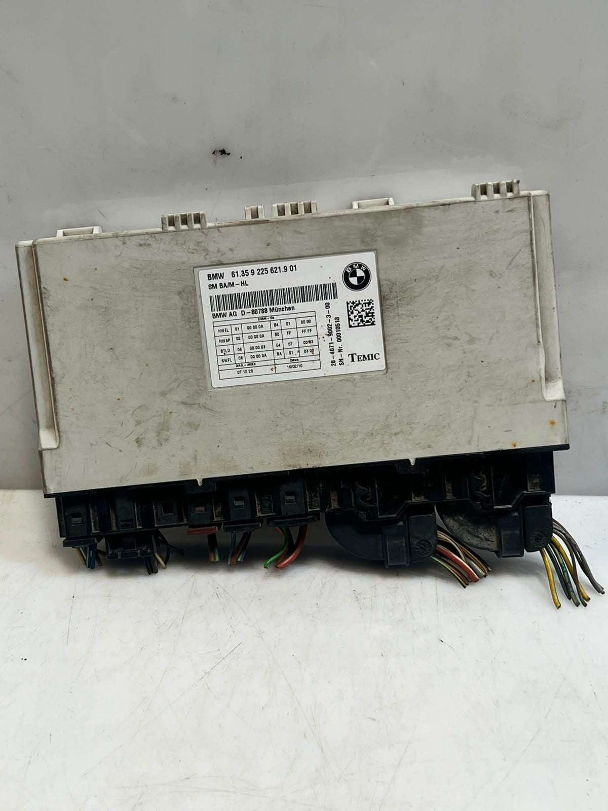 2011-2016 BMW 528i F10 F11 535i 550i FRONT LEFT Seat Control Module 9225621 OEM