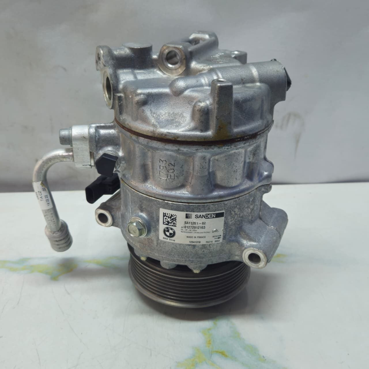 2016-2019 BMW 750Li M5 F90, M8 F91 F92 Air Conditioning Compressor 5A112E1