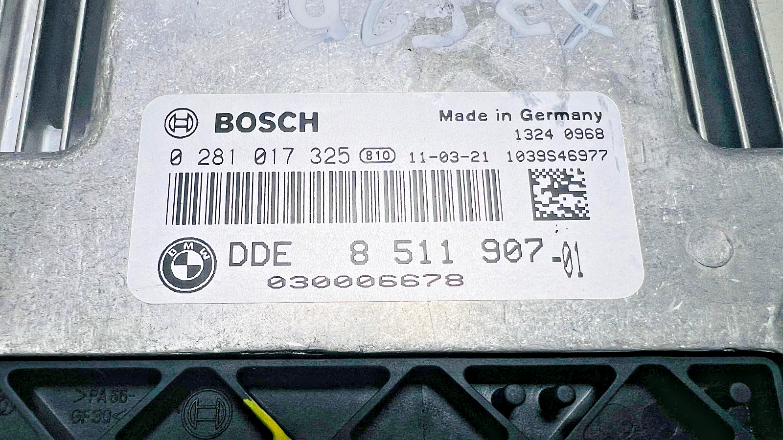 BMW X3 30dX F25 2009-17 N57N ENGINE CONTROL UNIT ECU KIT DDE 8511907